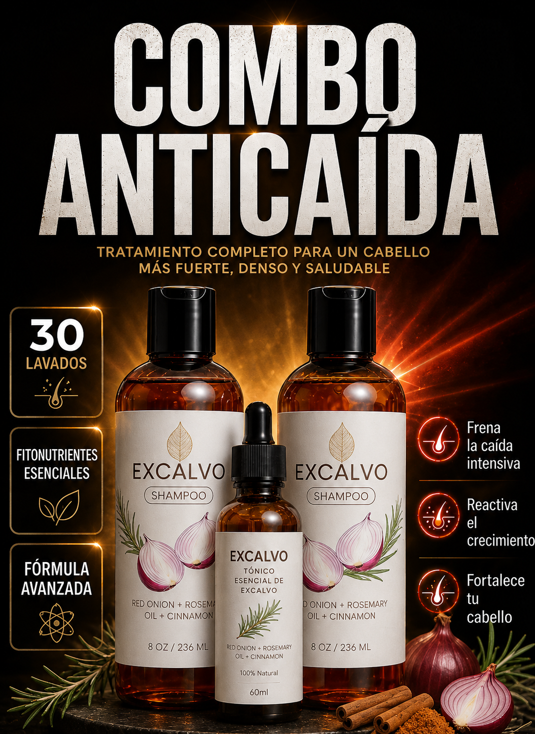 SHAMPOO CRECIMIENTO CAPILAR ACELERADO